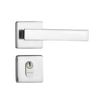 Fechadura Externa Concept RQ1 408 Roseta Quadrada Cromado Pado