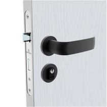 Fechadura Externa Grand Icaro Roseta Redonda Ros22 Preto Fosco 40mm (40X53 Oval PY53) Soprano Fechadura Externa Grand Icaro Roseta Redonda Ros22 Preto Fosco 40mm (40X53 Oval PY53) Soprano