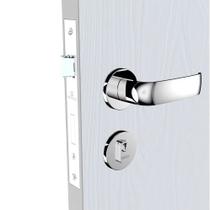 Fechadura Externa Grand Icaro Roseta Redonda Ros38 Cromado 55mm (55X70 PY53) Soprano Fechadura Externa Grand Icaro Roseta Redonda Ros38 Cromado 55mm (55X70 PY53) Soprano