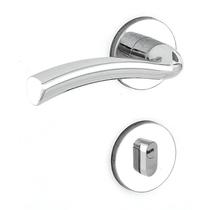 Fechadura Externa Handy Antioxy 55mm Multiponto R528 Aço Inox 304 Cromado Haga