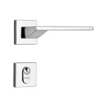 Fechadura Externa MZ440 ST2 R202 55mm Roseta Cromado Squadro Design Papaiz Fechadura Externa MZ440 ST2 R202 55mm Roseta Cromado Squadro Design Papaiz