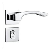 Fechadura Externa Onix Para Porta Madeira Cromada Fechadura Externa Onix Para Porta Madeira Cromada