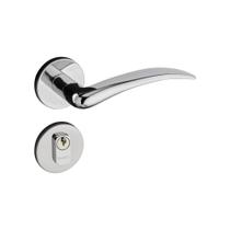 Fechadura Externa Pado Classic 40mm Roseta Cromada 691-80e Fechadura Externa Pado Classic 40mm Roseta Cromada 691-80e