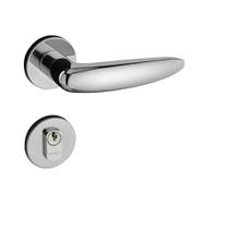 Fechadura Externa Pado Erich 40mm Roseta Cromada 692-80e