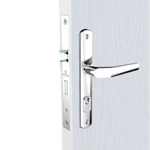 Fechadura Externa Perfil Estreito Popline Reta 27mm Espelho ESP15 (27X53 PY45) Soprano Fechadura Externa Perfil Estreito Popline Reta 27mm Espelho ESP15 (27X53 PY45) Soprano