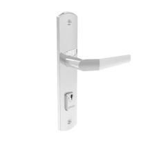 Fechadura Externa Popline Espelho Cromado Reto