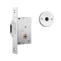 Fechadura externa porta correr roseta quad. inox 1008 - stam