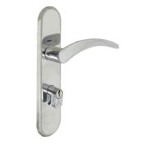 Fechadura Externa Porta Ferro Madeira 40 mm Aliança Cromada