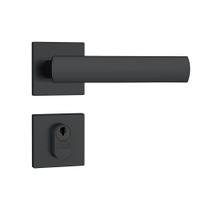 Fechadura Externa Porta Ferro Madeira Preto fosco Stam