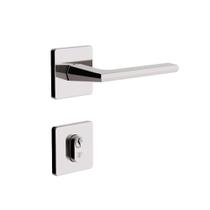 Fechadura Externa Roseta Quadrada Cromada 3f Fechadura Externa Roseta Quadrada Cromada 3f