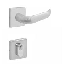 Fechadura Externa Roseta Quadrada Inox 803/09 RQI - Stam