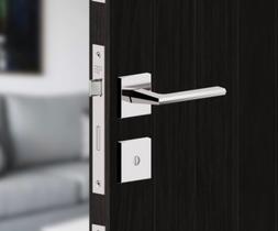 Fechadura externa roseta quadrada zamac Fechadura externa roseta quadrada zamac