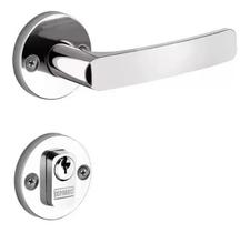 Fechadura Externa Soprano Cromada Porta Inox Pali Reta Soprano Fechadura Externa Soprano Cromada Porta Inox Pali Reta Soprano