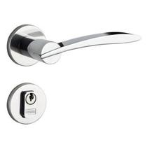 Fechadura Externa Soprano Hórus com Roseta, Cromada - HÓRUS-4053-PY-R22