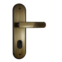 Fechadura Externa Stam 1601/21 Máquina 55 mm Espelho Largo Antique E-Coat