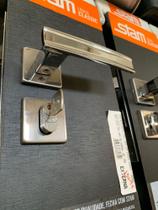Fechadura externa- Stam roseta inox quadrada 3300