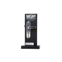 Fechadura Externa Stilo Espelho Alumínio - MGM Móveis