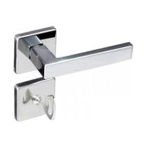 Fechadura Externo Com Roseta Quadrada Zm 409E Concept - Pado Fechadura Externo Com Roseta Quadrada Zm 409E Concept - Pado