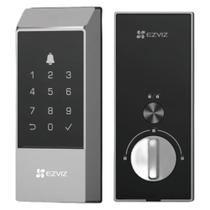 Fechadura ezviz digital c senha+cartao+wi-fi cs-dl04 wp-m