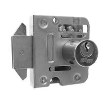 Fechadura Franzmar Vidro Bico Duplo 3010 Meio Cilindro Redondo - 33010