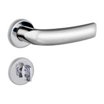 Fechadura Galaxy Banheiro 4183 Cromado Roseta 40mm Aliança Fechadura Galaxy Banheiro 4183 Cromado Roseta 40mm Aliança