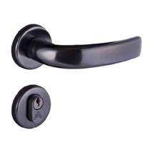 Fechadura Galaxy Externa 4181 Roseta 40mm Preta Aliança