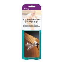 Fechadura Giratória para Gavetas e Armários KidCo S333 - Kit com 4 Fechadura Giratória para Gavetas e Armários KidCo S333 - Kit com 4