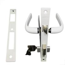 Fechadura Giro 323 Papaiz Udinese Branco P/ Porta e Portão