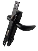 Fechadura Giro Udinese Porta Alumínio Suprema 323 6625 Preto