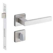 Fechadura Hato 2 Quadrada Banheiro Inox Polido CReto
