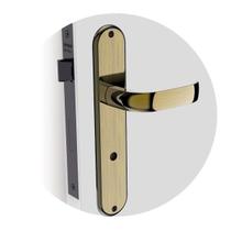 Fechadura Icaro Banheiro Espelho Antique Brass 55mm Soprano Fechadura Icaro Banheiro Espelho Antique Brass 55mm Soprano