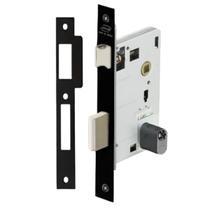 Fechadura imab máquina avulsa 55mm externa c/ cilindro preta Fechadura imab máquina avulsa 55mm externa c/ cilindro preta