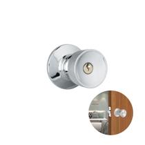 Fechadura Inox Externa Cilíndrica Tulipa Cromada Broca 90 Mm