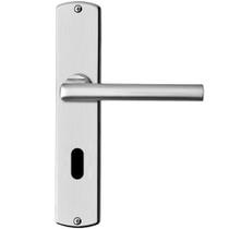Fechadura Inox Line De 40 mm Maçaneta Em Zamac 180 E Espelho E Roseta Em Aço Inox - 0318062CA - PAPAIZ Fechadura Inox Line De 40 mm Maçaneta Em Zamac 180 E Espelho E Roseta Em Aço Inox - 0318062CA - PAPAIZ