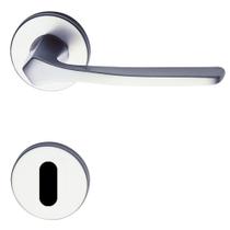 Fechadura Inox Line De 40 mm Maçaneta Em Zamac 30 Espelho E Roseta Em Aço Inox - 0330023CR - PAPAIZ Fechadura Inox Line De 40 mm Maçaneta Em Zamac 30 Espelho E Roseta Em Aço Inox - 0330023CR - PAPAIZ