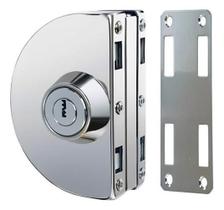 Fechadura Inox Pressão 98-1 Porta Vidro/Alvenaria Redonda To Fechadura Inox Pressão 98-1 Porta Vidro/Alvenaria Redonda To