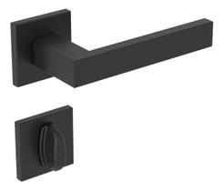 Fechadura Inox Preto Fosco 1620/ix60 RQ2 55mm Banheiro Stam Fechadura Inox Preto Fosco 1620/ix60 RQ2 55mm Banheiro Stam