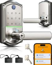 Fechadura Inteligente de Alavanca Veise VE019 com Impressão Digital e Controle por App Fechadura Inteligente de Alavanca Veise VE019 com Impressão Digital e Controle por App