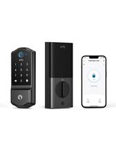 Fechadura Inteligente eufy Security C220, Entrada Sem Chave por Impressão Digital, Wi-Fi Integrado, Controle Remoto pelo App, Fechadura de Porta Principal, Bateria de 8 Meses, Energia Confiável, IP53, Preta, Tradicional