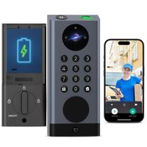 Fechadura Inteligente para Porta eLinkSmart com Câmera 2K, Impressão Digital e WiFi Fechadura Inteligente para Porta eLinkSmart com Câmera 2K, Impressão Digital e WiFi