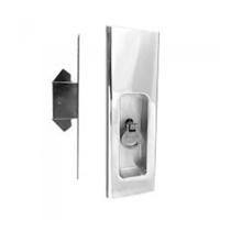 Fechadura Interna 622 Porta de Correr Asa de Avião 45mm Concha Cromado Haga Fechadura Interna 622 Porta de Correr Asa de Avião 45mm Concha Cromado Haga