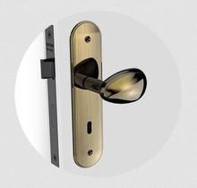 Fechadura interna bora taco golf antique brass - soprano