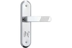 Fechadura Interna com Maçaneta Alavanca 1810/21 Espelho Inox - Stam Fechadura Interna com Maçaneta Alavanca 1810/21 Espelho Inox - Stam
