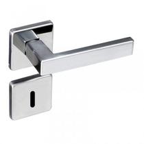 Fechadura Interna com Roseta Quadrada Zm 409I Concept Pado Cromado Fechadura Interna com Roseta Quadrada Zm 409I Concept Pado Cromado