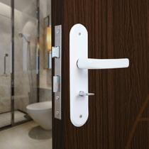 Fechadura Interna Espelho Aço Branca 40mm Stilo Fechadura Interna Espelho Aço Branca 40mm Stilo