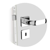 Fechadura Interna Icaro Reta Roseta Quadrada Ros24 Cromado 40mm (40x53) Soprano Fechadura Interna Icaro Reta Roseta Quadrada Ros24 Cromado 40mm (40x53) Soprano