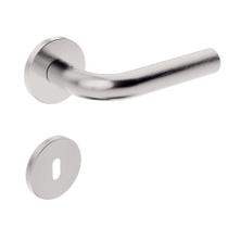 Fechadura Interna Inox Home IX310 55mm Roseta Redonda Inox Escovado Stam Fechadura Interna Inox Home IX310 55mm Roseta Redonda Inox Escovado Stam