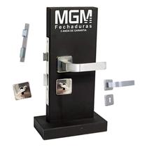 Fechadura Interna Modena Roseta Quadrada Cromada MGM