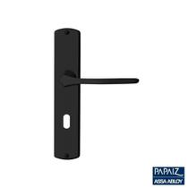 Fechadura Interna Mz30 40mm Espelho Preto Fosco - Papaiz