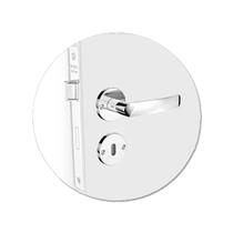 Fechadura Interna Pali Reta Cromado Roseta Ros23 Soprano